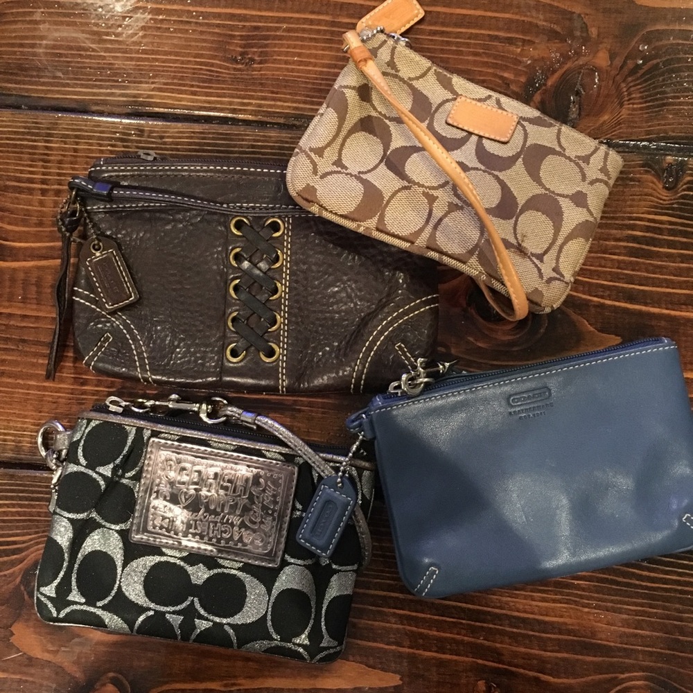 Coach Wristlet-Clutch  Bundle / Lot